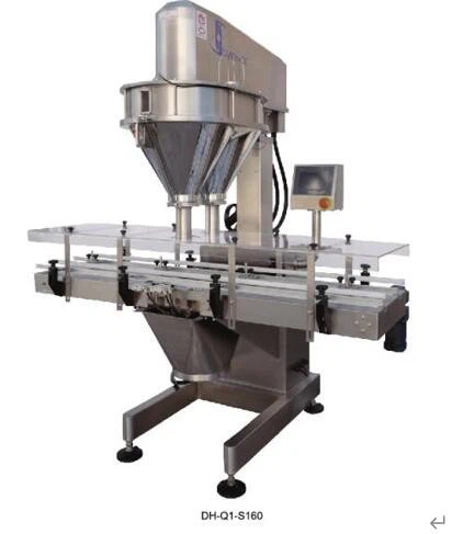 AUTOMATIC DOUBLE HEAD AUGER POWDER FILLING MACHINE